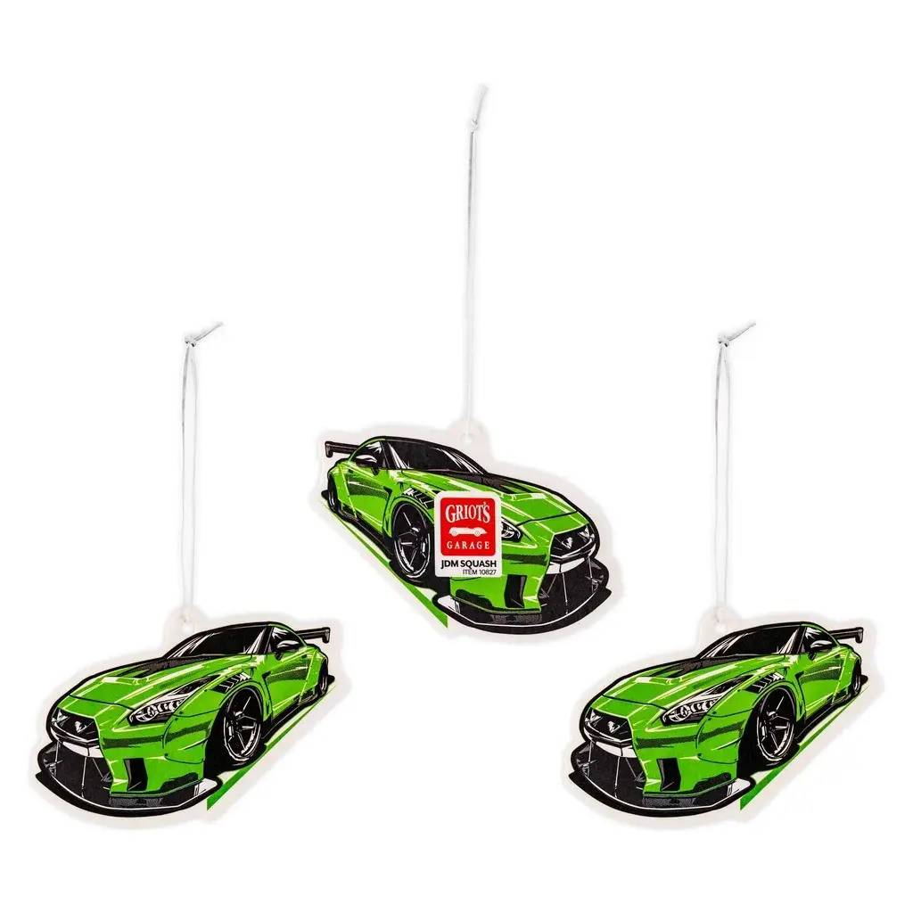 Griot's Garage Stinky-Be-Gone Hanging Air Freshener – JDM Squash – 3 Pack